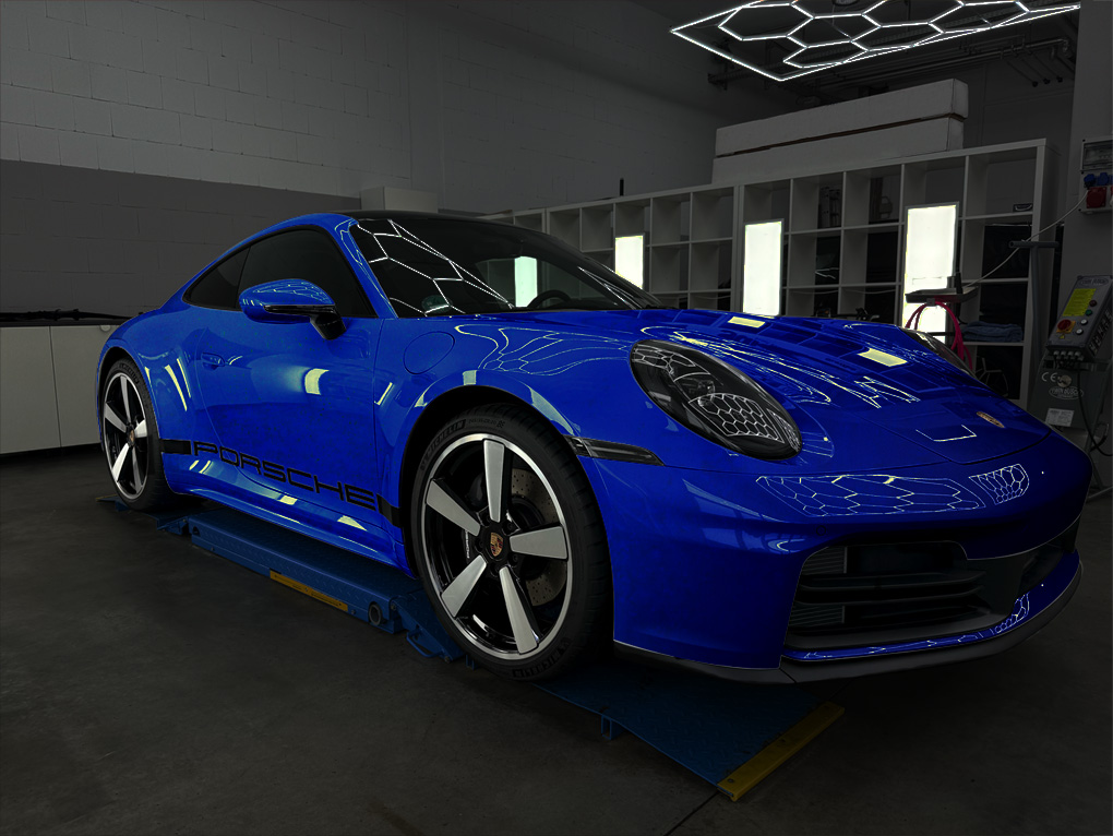 Farbige PPF – Metallic Blue