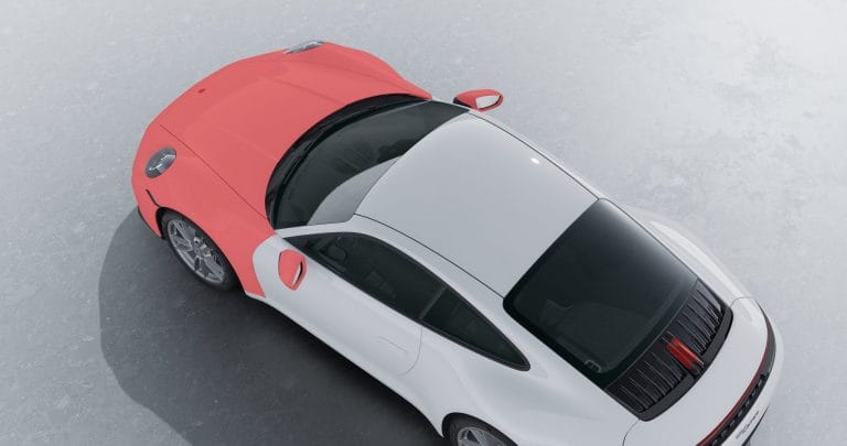 Porsche 911 Basis für erweitertes PPF Frontpaket