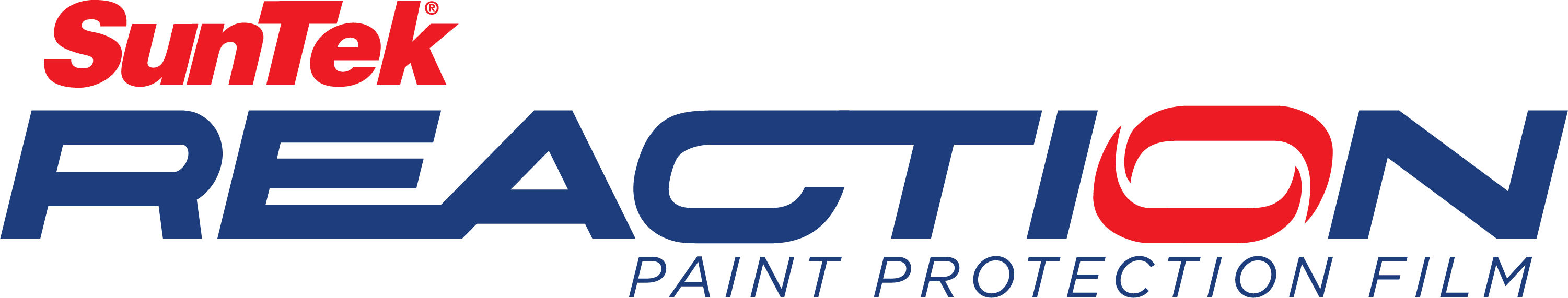 SunTek Reaction PPF Logo – zertifizierter Partner von WrapIndustries