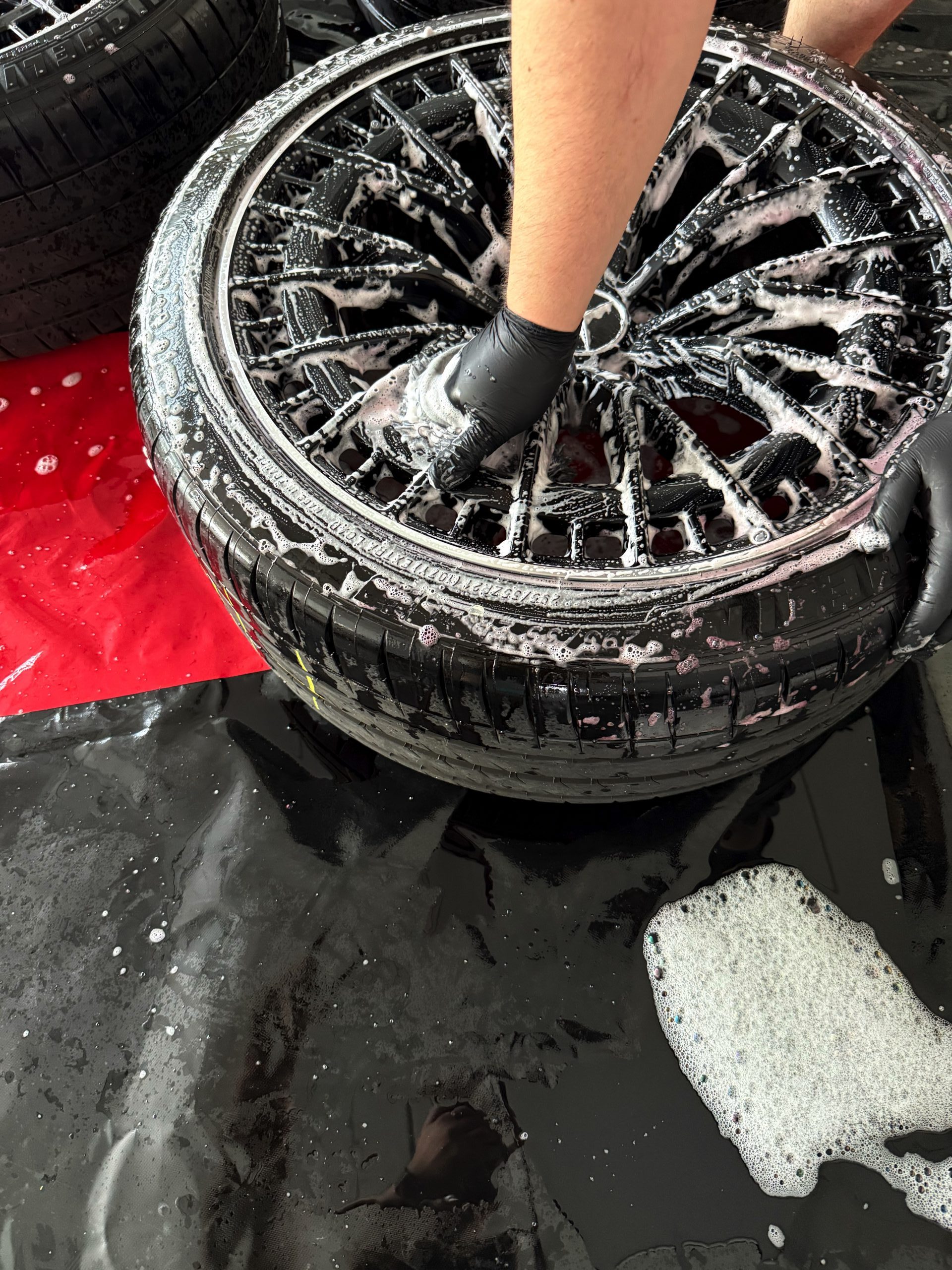 Felgenversiegelung – Detail