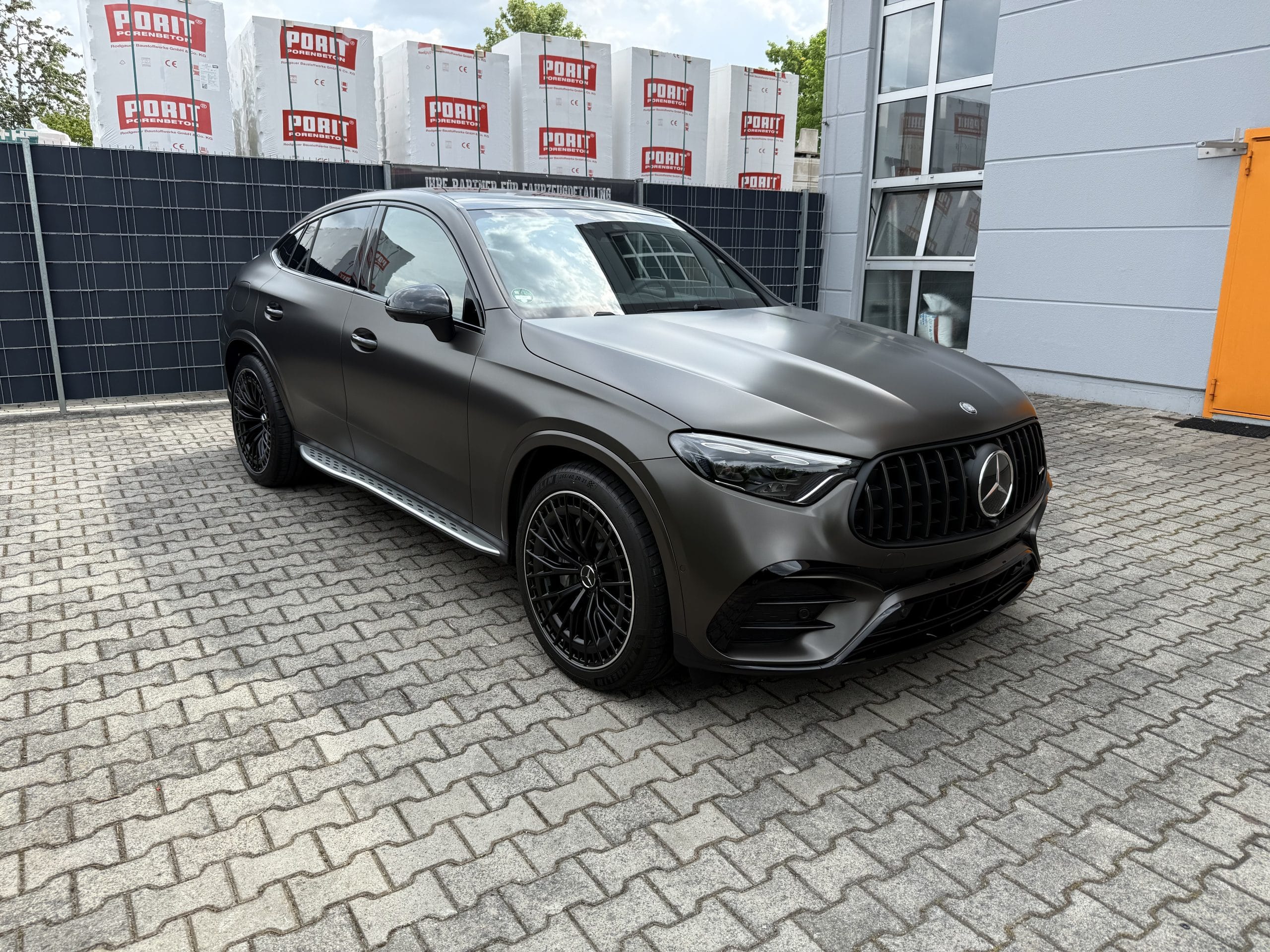 Mercedes-Benz GLC 43 AMG in Matte Charcoal Metallic – Kundenprojekt aus Aschaffenburg