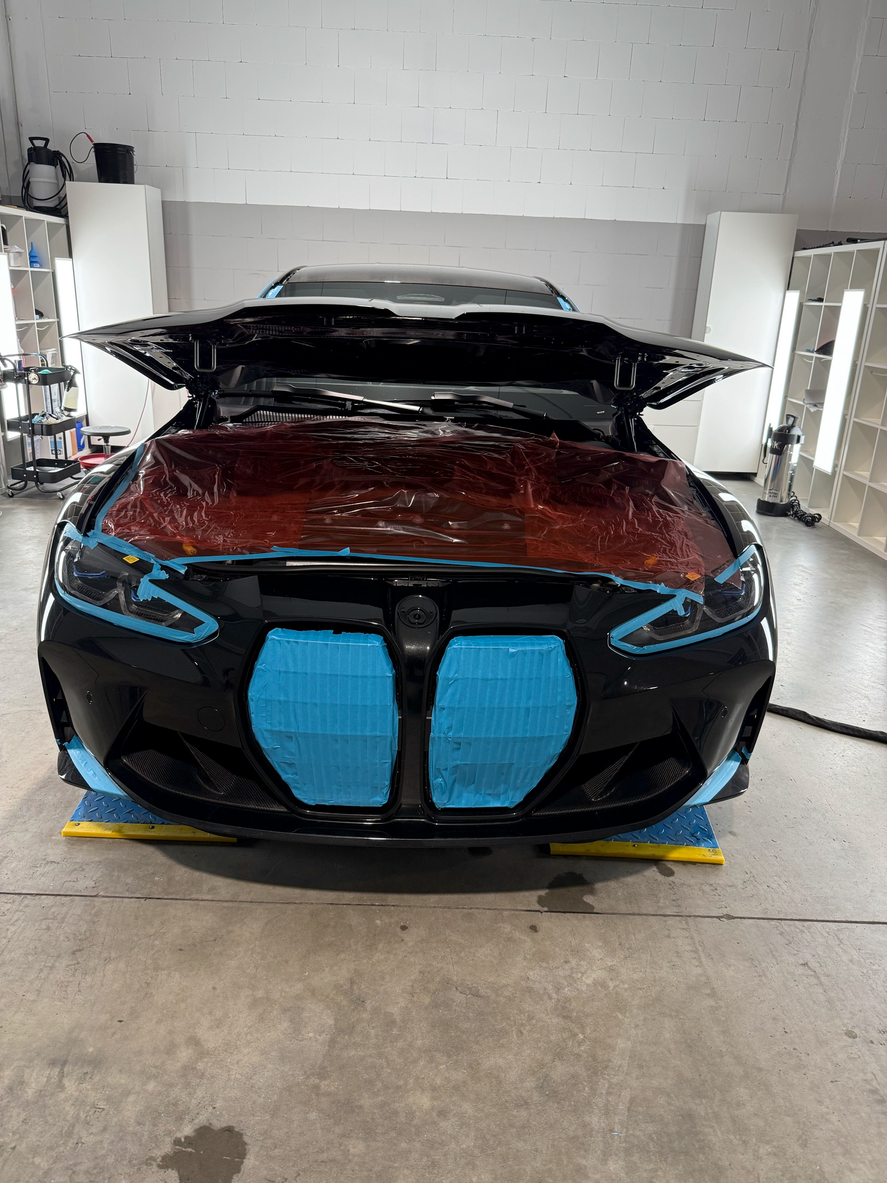 BMW M3 Competition Satin Black Folierung – Motiv 1