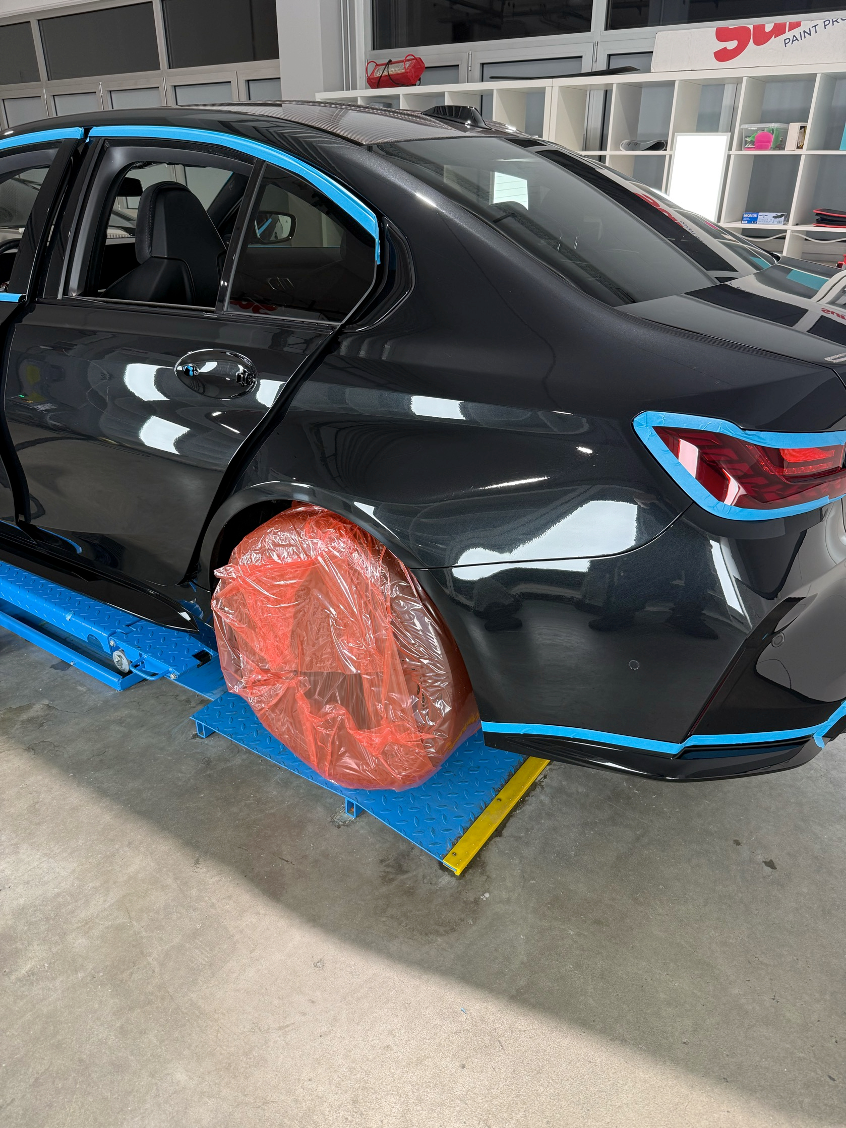 BMW M3 Competition Satin Black Folierung – Motiv 2