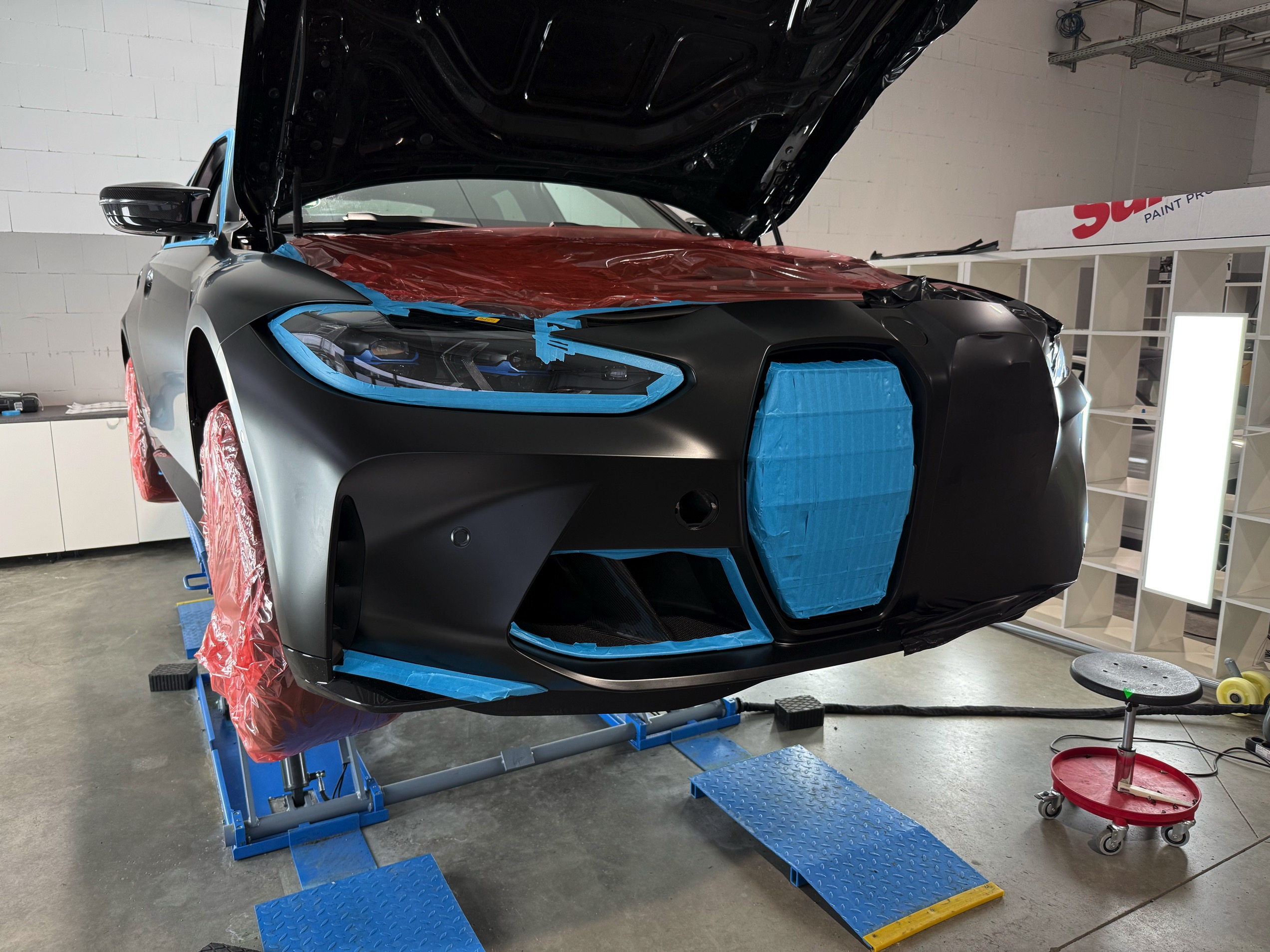 BMW M3 Competition Satin Black Folierung – Motiv 4