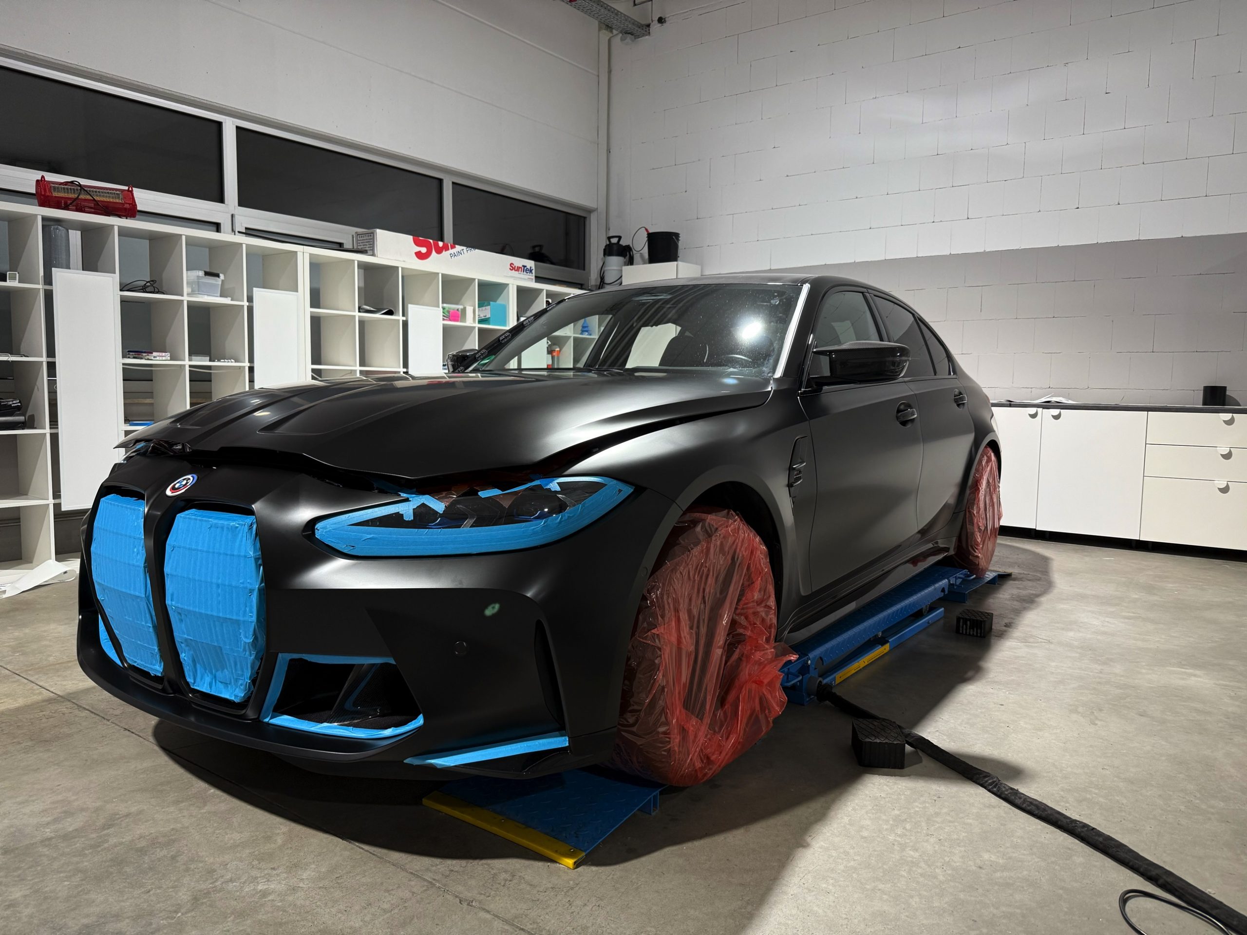 BMW M3 Competition Satin Black Folierung – Motiv 6