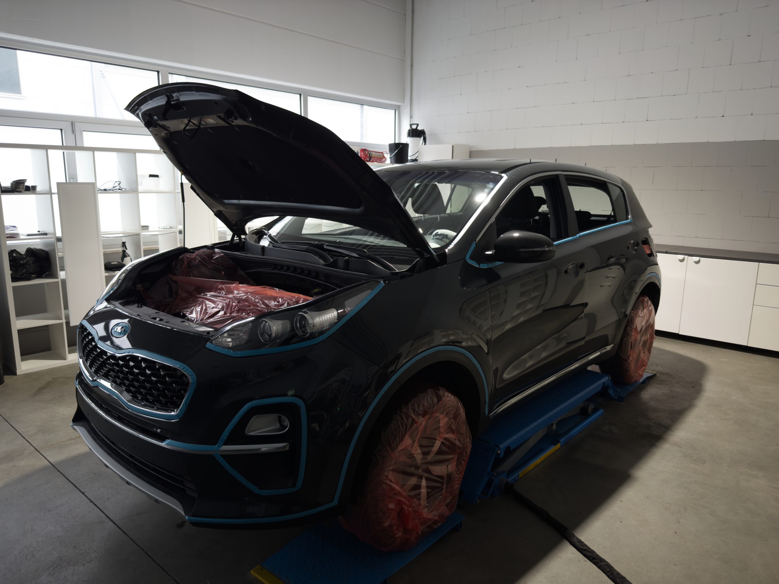 Kia Sportage – 3M 2080 M206 Matte Pine Green Metallic (Ansicht 3)