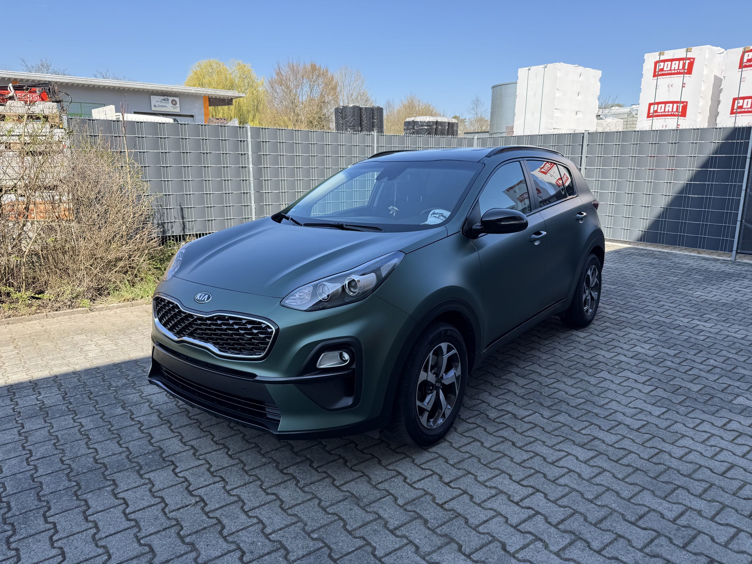 Projektbild: Kia Sportage in 3M 2080 M206 Matte Pine Green Metallic