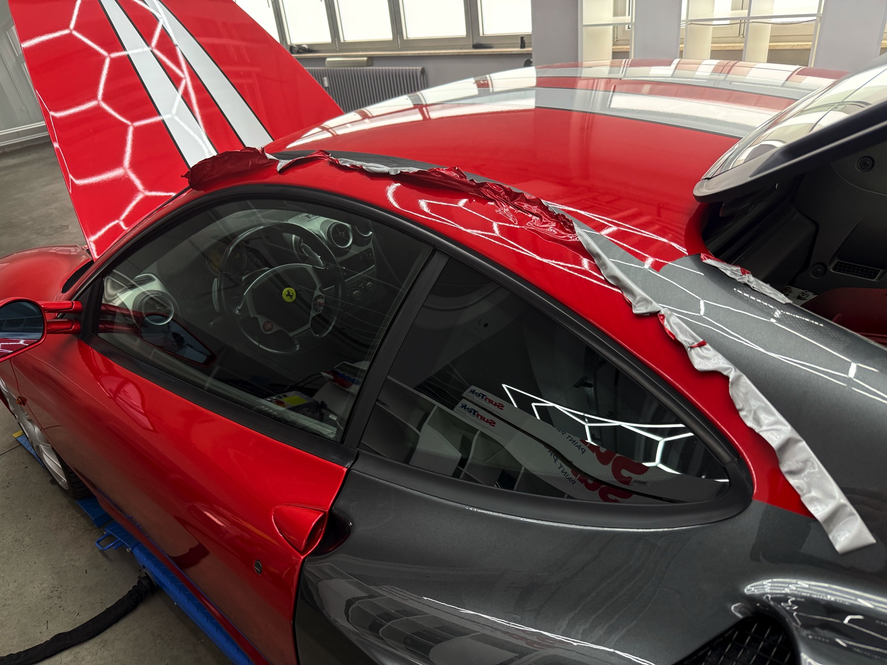 Ferrari F430 Folienentfernung – Detailansicht