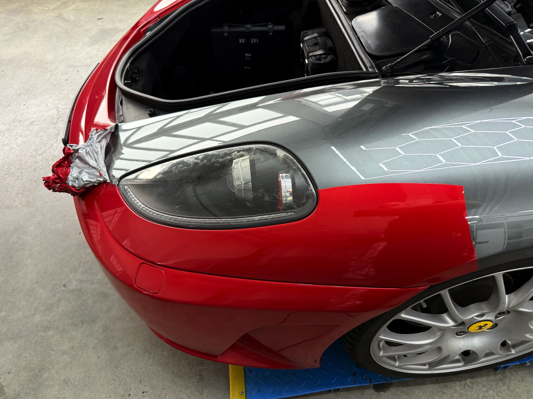 Ferrari F430 Defolierung – Zwischenstand