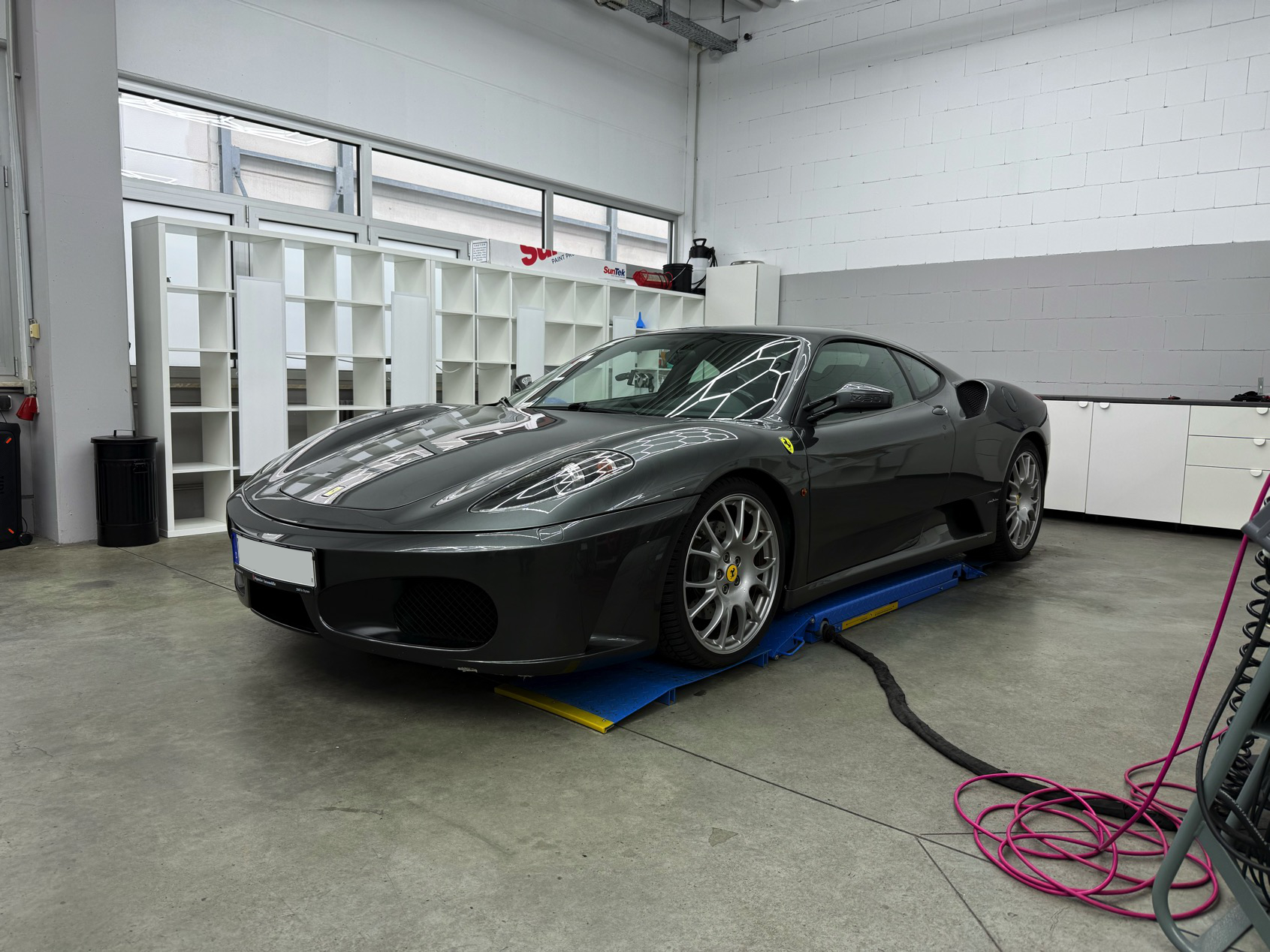 Ferrari F430 Folie entfernt – Oberfläche / Finish