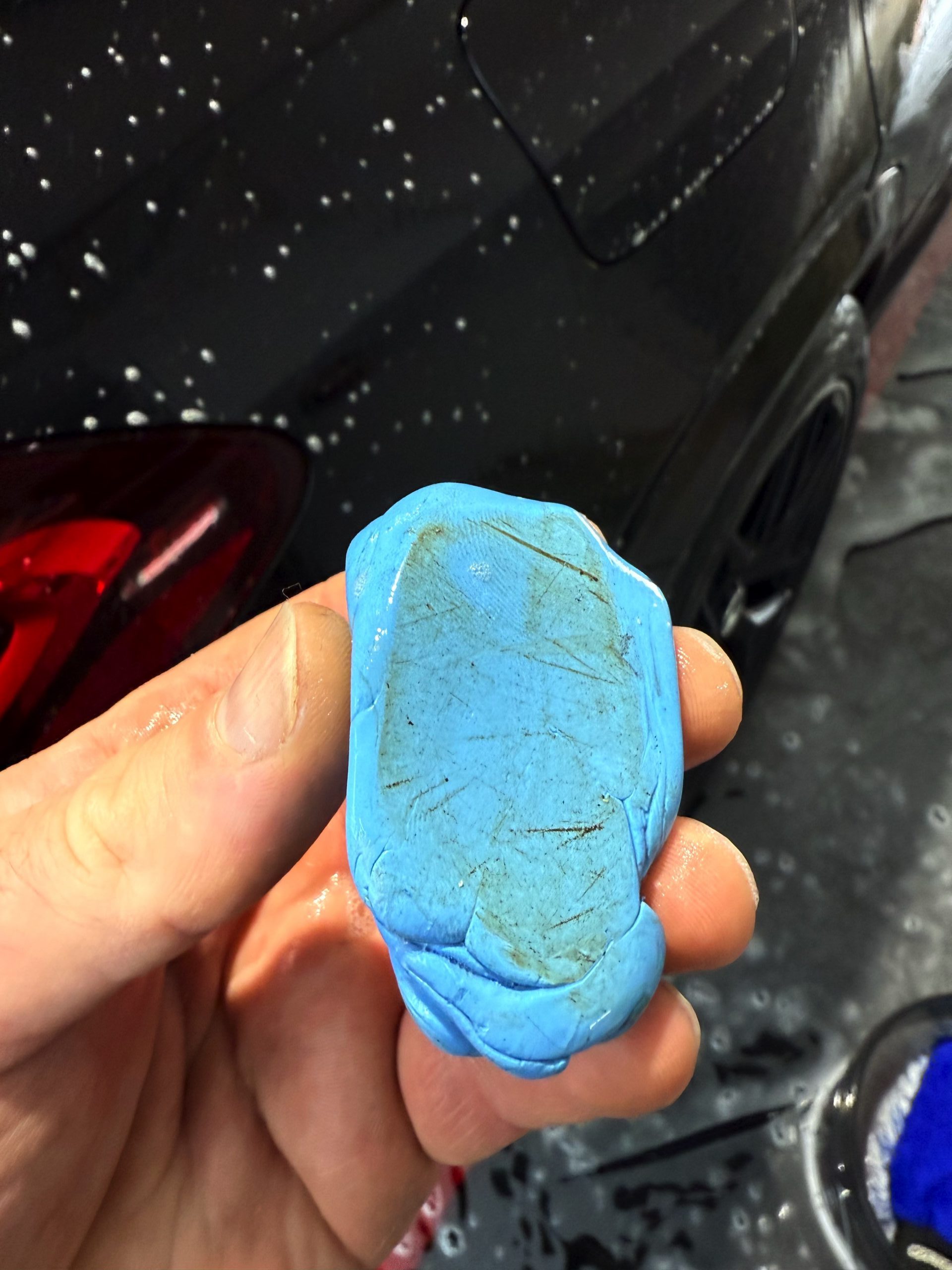 Mercedes-Benz GLE 63 AMG – Lackkneten Oberfläche wird glatt