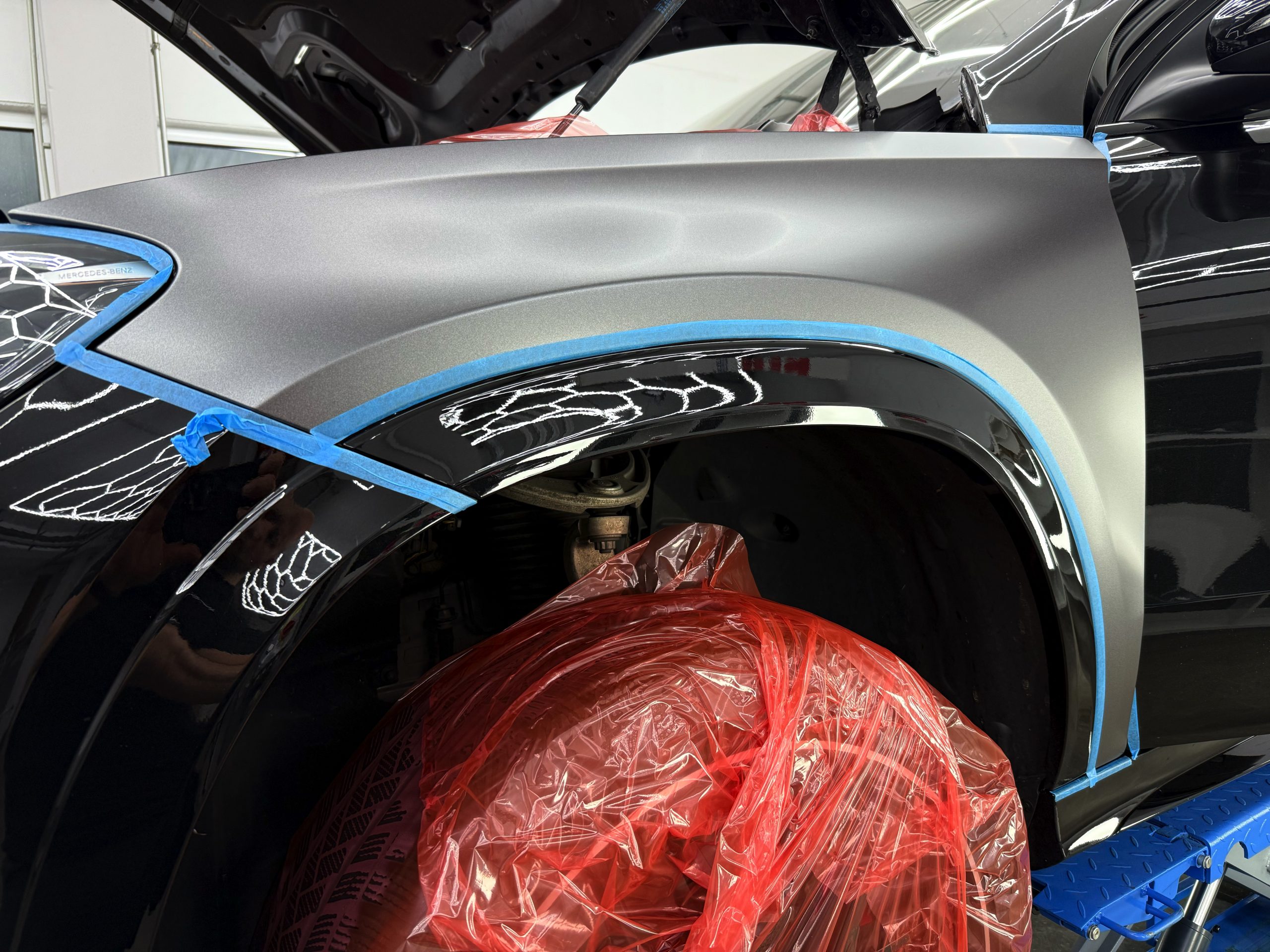 Mercedes-Benz GLE 63 AMG – Folierung: Kanten und Übergänge