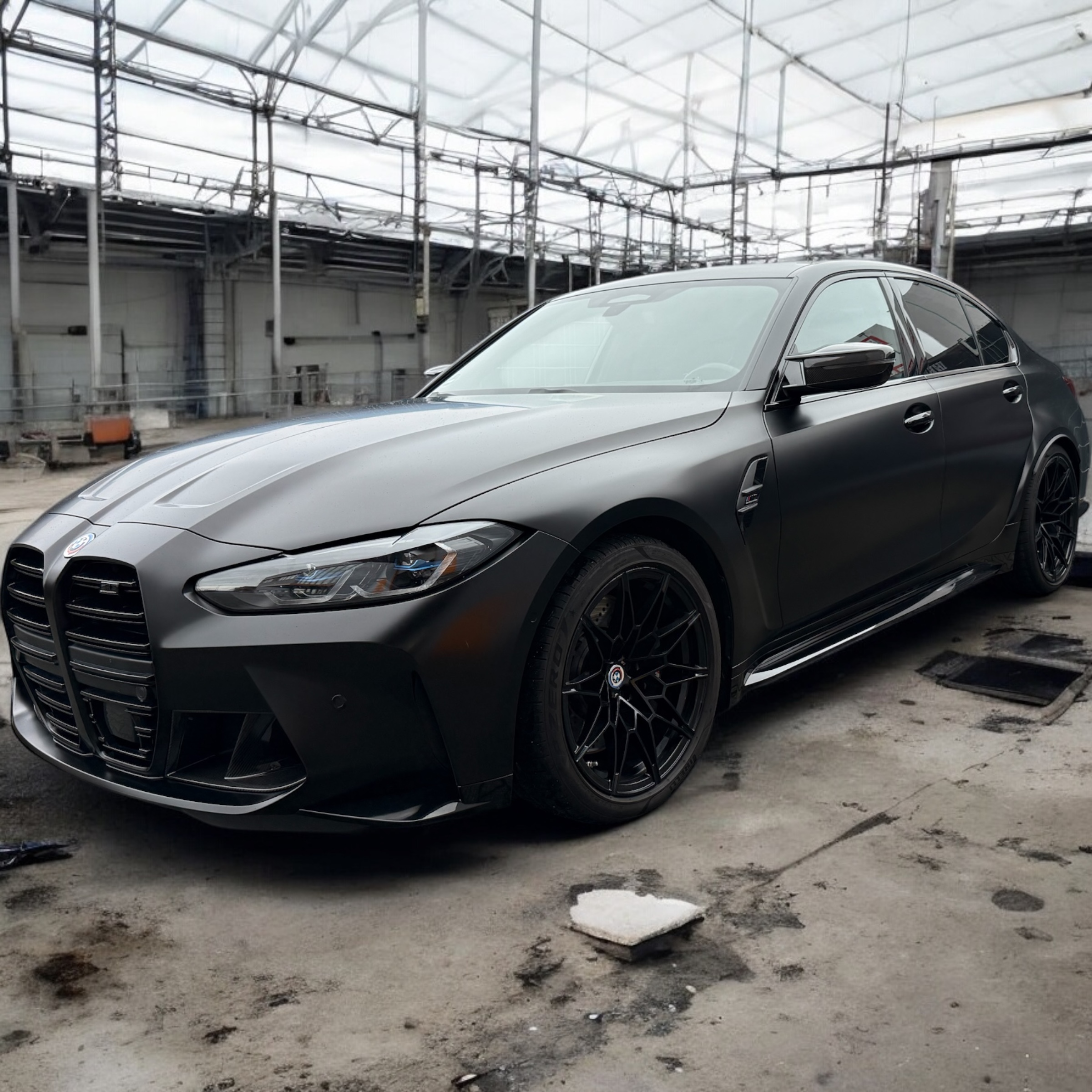 BMW M3 Competition Satin Black Folierung – Projektübersicht